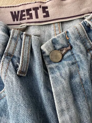 WEST'S 라이트 블루 스트레이트 데님