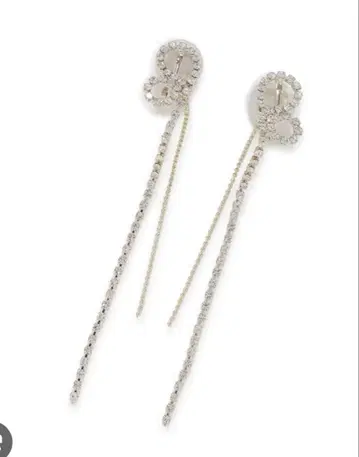 [ 미사용 새상품 ] 스나이델 롱 리본 귀걸이