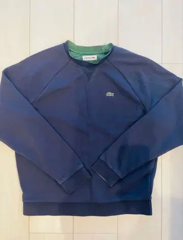 라코스테 트레이닝복 맨투맨 네이비 34사이즈 여성용