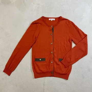 선착순 쿠미쿄쿠 니트 가디건 S 사이즈 오렌지