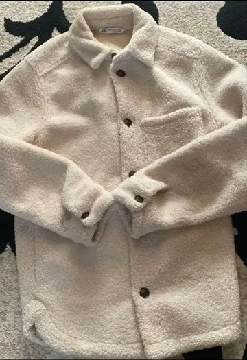 ZARA 보아 자켓 베이지 계열 캐주얼 가을/겨울 아우터