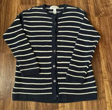미국제 usa제 코튼 스트라이프 니트 가디건 미국 빈티지 의류