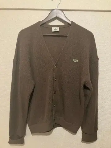 LACOSTE 울 가디건 브라운