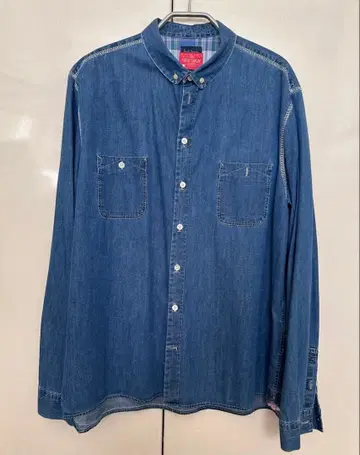 PS Paul Smith 데님 셔츠 데님 블루 색상 L