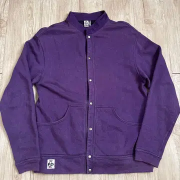 CHUMS 퍼플 가디건 M 사이즈