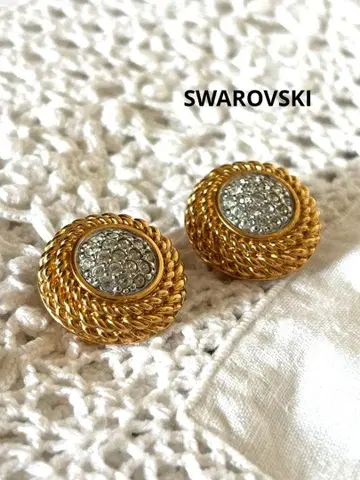 스와로브스키 빈티지 클립 귀찌