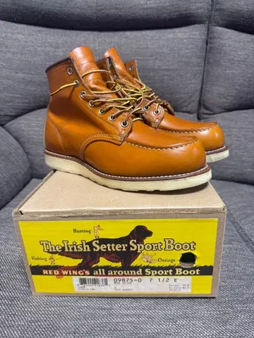 [새상품급] RED WING 아이리쉬 세터 9875 골드러셋