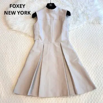 새상품급 폭시 뉴욕 플리츠 핏앤플레어 원피스