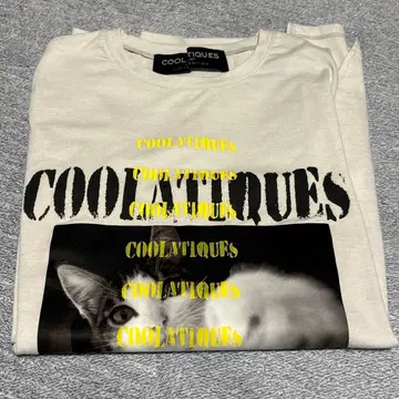 COOLA 긴팔 티셔츠 고양이 프린트