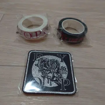 B'z FYOP 마스킹 테이프 화이트 블랙 & 와펜