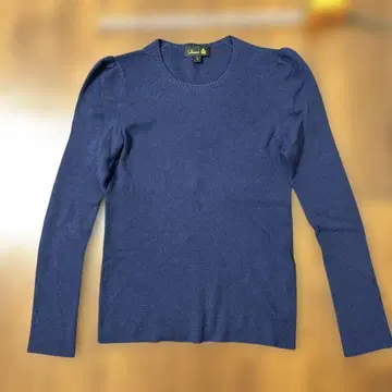 Drawer 네이비 퍼프 슬리브 니트 1