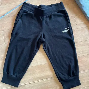 PUMA 블랙 조거 팬츠