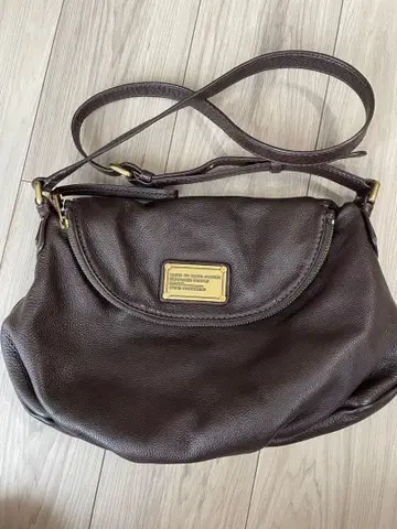 MARC JACOBS 브라운 가죽 숄더백