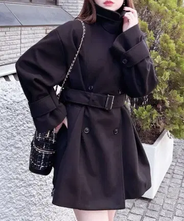 INGNI 미디 기장 트렌치코트