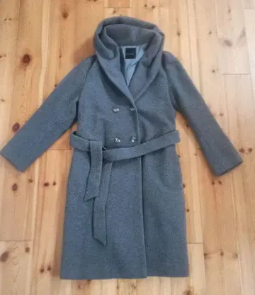 URBAN RESEARCH ROSSO 더블 브레스트 롱 코트 그레이