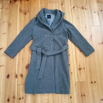 URBAN RESEARCH ROSSO 더블 브레스트 롱 코트 그레이