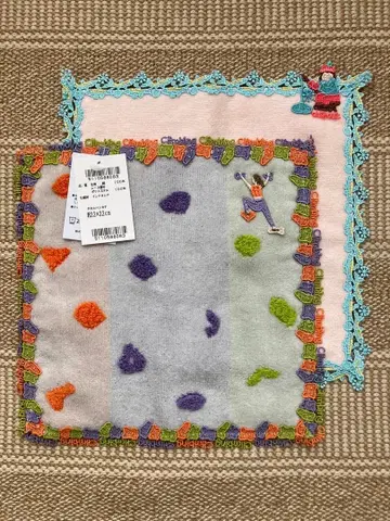 치카자와 레이스 손수건 볼더링 빙어 2장