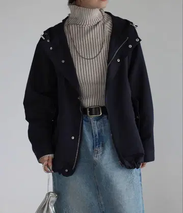 미사용 새상품 마운틴 후드티 네이비 FREE