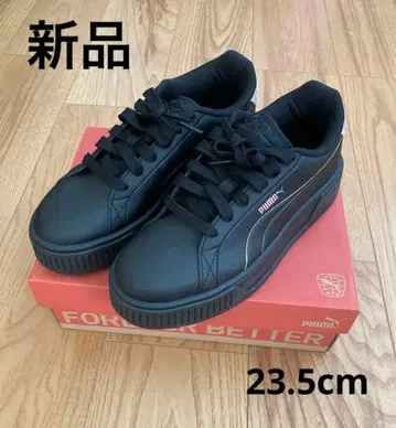 PUMA 우먼 카르멘 메탈릭 샤인 스니커즈 23.5cm