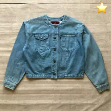 심플 라이프 데님 자켓 레트로