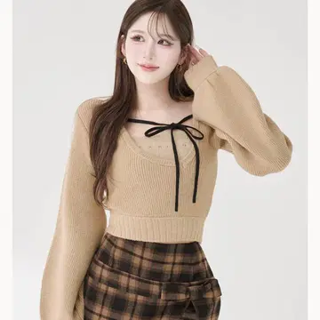 darich 아지메 레이어드 니트탑