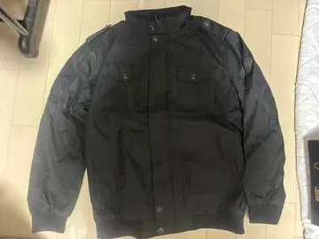 거의 새상품 밀리터리 자켓 남성용 속기모 방한복 M65 블랙 XL