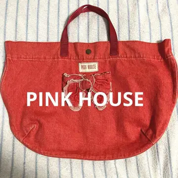 [ 멋진 디자인 ] PINK HOUSE 데님 핸드백 Y2K