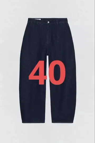 zara soshiotsuki 벌룬 슬리브 데님 팬츠 사이즈 40