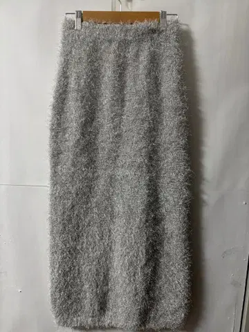 [ 당일 발송 ] F 그레이 퍼 타이트 롱 스커트