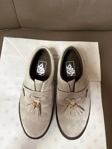 VANS 스웨이드 슬립온 태슬 포함 24.5cm