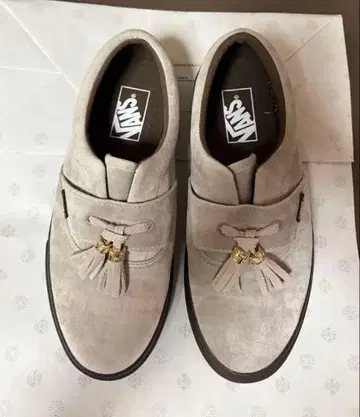 VANS 스웨이드 슬립온 태슬 포함 24.5cm