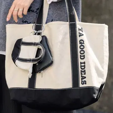 인기 FRAMe WORK YA GOOD IDEAS 토트백 M3 블랙