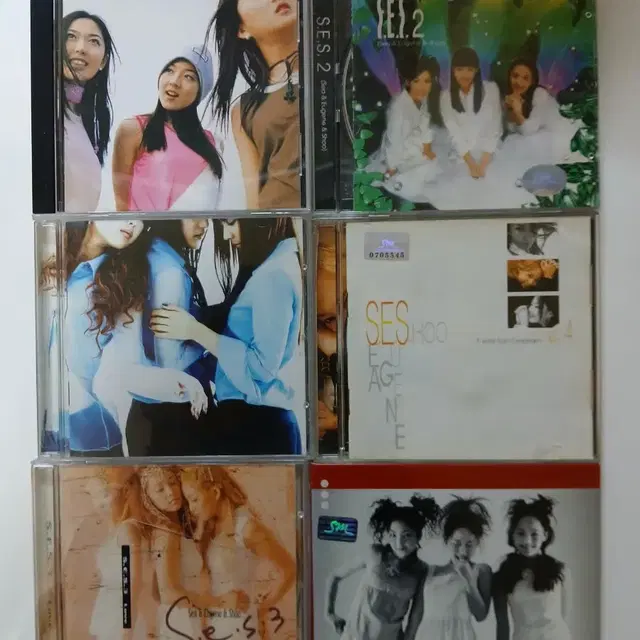 S.E.S. CD 앨범 일괄 (6장)