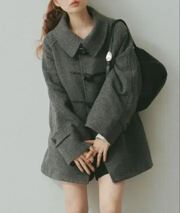 더플 플레어 코트