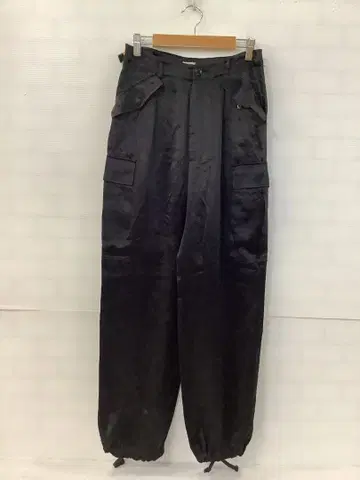 12.8 A287 그레이스 클래스 팬츠 기타 캐주얼 팬츠 새틴 블랙