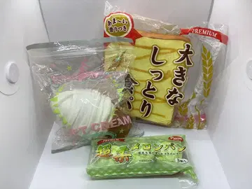 식빵 멜론빵 소프트 아이스크림 스퀴즈 3개 세트