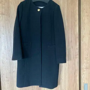 Spick and Span 블랙 울 피코트