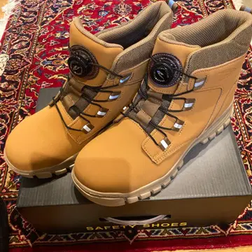 새상품 카멜색 안전화 다이얼식 사이즈 42 (26.5-27)