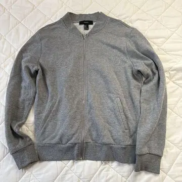 FOREVER 21 맨투맨 봄버 자켓 그레이 M