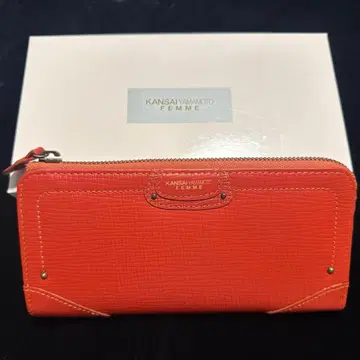 KANSAI YAMAMOTO FEMME 빨간색 장지갑