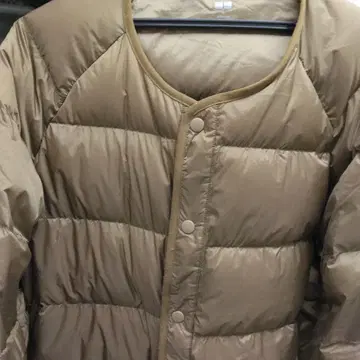 브라운 다운 자켓 XL 사이즈