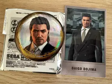 용과 같이 도지마 다이고 트레이딩 카드 캔뱃지