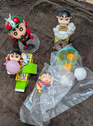 짱구는 못말려(크레용 신짱) 피규어 4개 세트