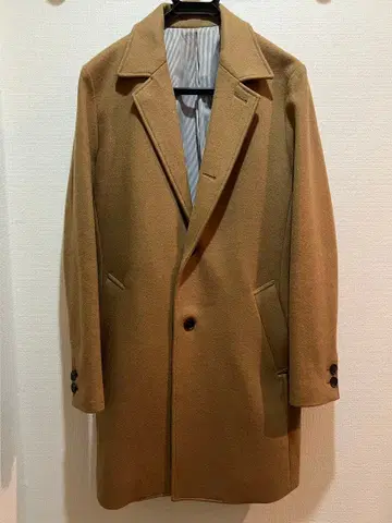 [ 새상품급 ] COMME CA CMMMUNE 체스터 코트 울 혼방