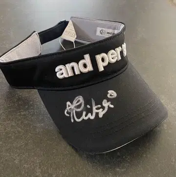 [ 미사용 ] 도령화 사인 포함 바이저