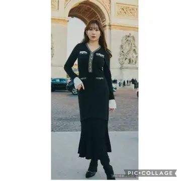 새상품 Herlipto Isaline Long Knit Dress