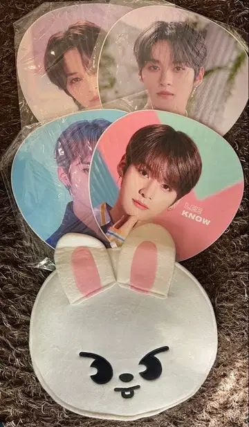 Stray Kids 리빗 리노 부채 케이스 부채 4종 세트