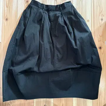 ANTGAUGE 블랙 플레어 스커트