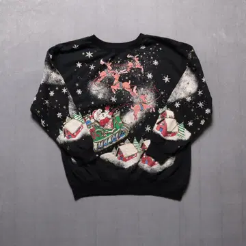 HOLIDAY TIME 4018 90s USA제 맨투맨 트레이닝복 L