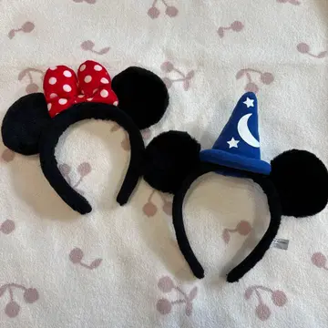 미니 마우스 미키마우스 귀 머리띠 키즈용